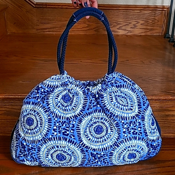 Vera Bradley Large Quilted Hobo Tote Bag - Retired Pattern - Picture 3 of 9